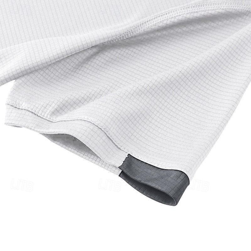 Men's Tee Short Sleeve Shirt Tee Top Short Sleeve Crewneck Spring & Summer Solid / Plain Color Fashion Designer Quick Dry Reflective Strip Vacation Street Going out Black White Red Top Tee for Men 2025 - $14.99 –P7