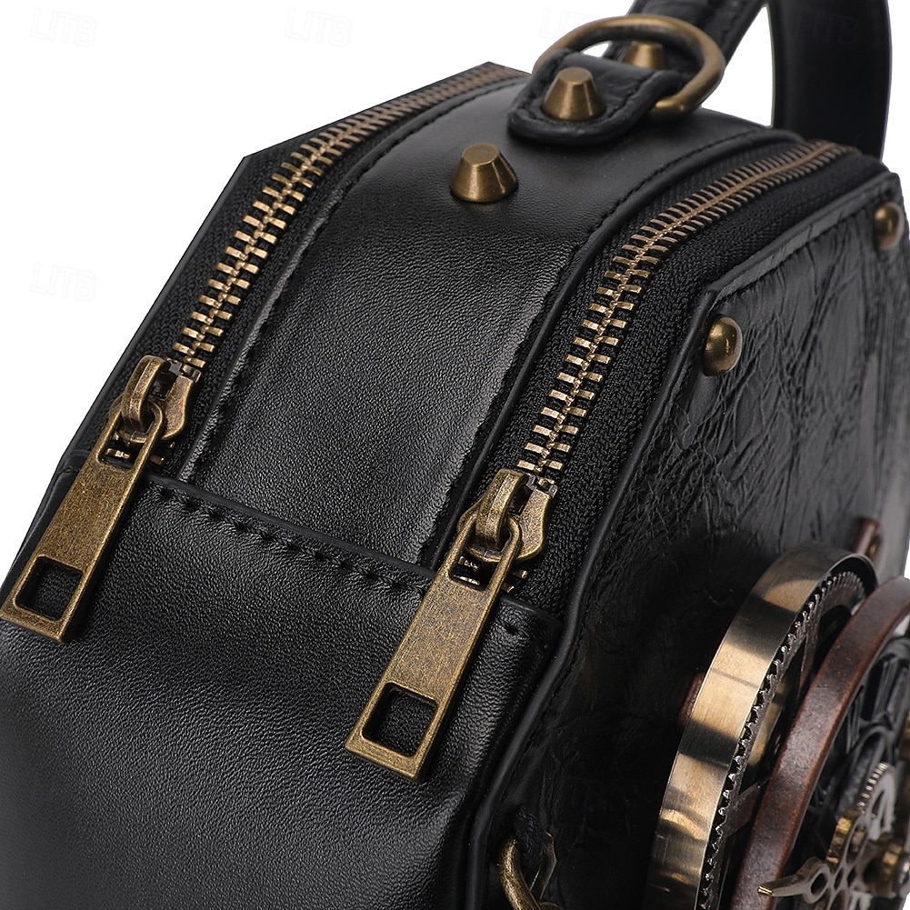Punk & Gothique Steampunk Sac Sac à Bandoulière Rivet Equipement Déguisement Femmes Halloween Carnaval Soirée Décontracté Quotidien LARP Adulte Sac de 2026 ? $40.99 –P11