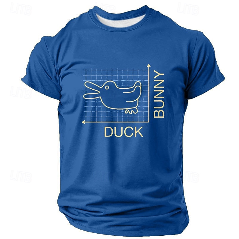 Pasqua Per uomo Coniglio Divertente Maglietta Manica Corta maglietta Stampa 3D Girocollo Camicia Designer Casual Feste Ferie Nero Blu Verde Estate Primavera Abbigliamento S M L XL XXL XXXL del 2025 a $17.99 –P1