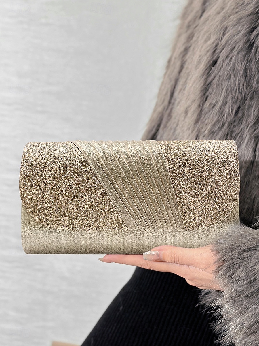 Handbag leatherette Wedding Evening Party Elegant Wedding With Pure Color Evening Handbag 2025 - $31.99 –P5