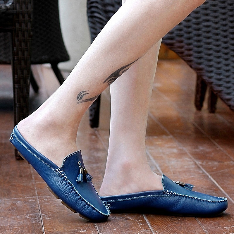 mocasini pentru bărbați din piele naturală – pantofi de șofer clasici cu ciucuri, mocasini casual confortabili pentru afaceri și purtare zilnică 2025 - $54.99 –P6