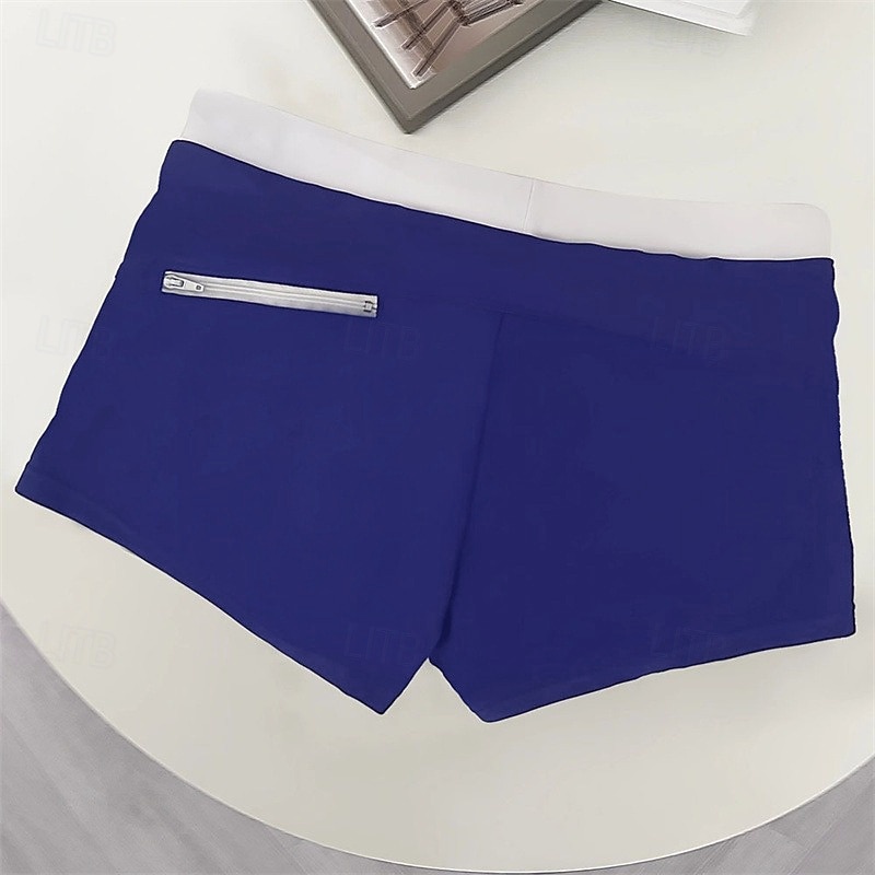 Men's Swim Shorts Swim Trunks Patchwork Drawstring Quick Dry Comfortable Breathable Swimwear Bottoms Surfing Beach Water Sports Summer 2026 - $12.99 –P5