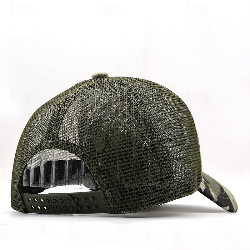 Per uomo Cappellino da Baseball Cappello da Sole Cappello da Camionista Cappuccio in rete Nero Verde Cotone Regolabile Moda Abbigliamento quotidiano Festival Motivo Colore Solido / Tinta Unita Casual del 2025 a $7.49 –P7