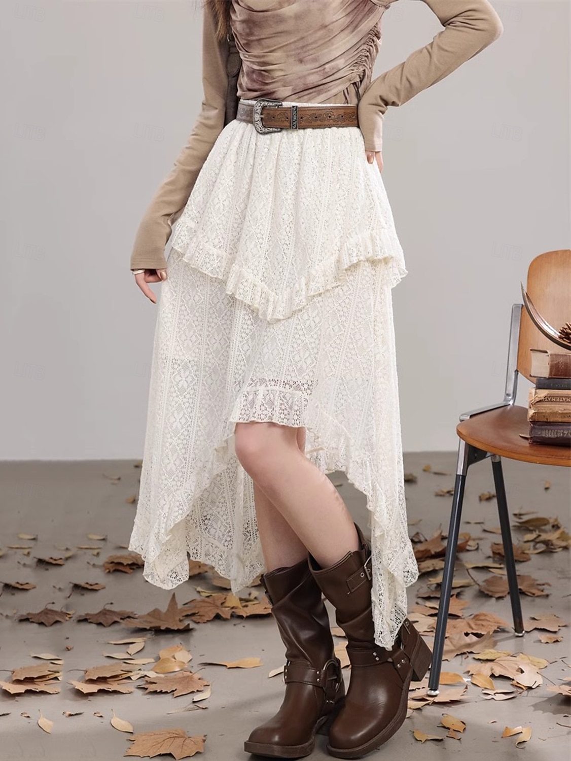 Retro Vintage Medieval Skirt Fancy Dress Women's Masquerade Casual Daily Adults' Skirt 2025 - $51.99 –P1