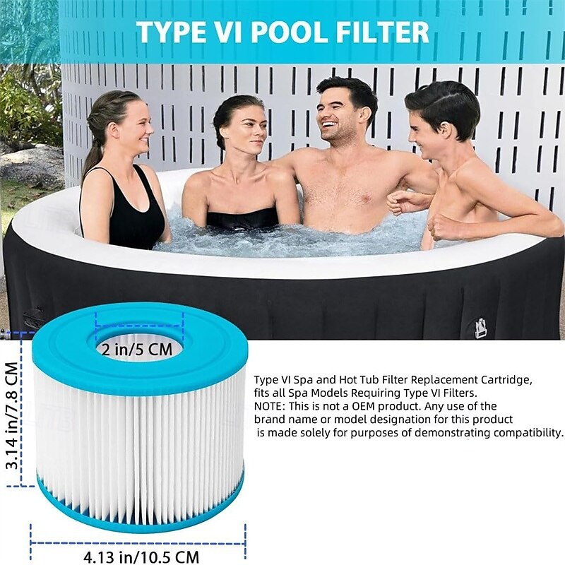 Pool Cleaning Filter Element Is Suitable for BESTWAY VI Compatible With La yz-spa Filter Element 2025 - $16.99 –P7