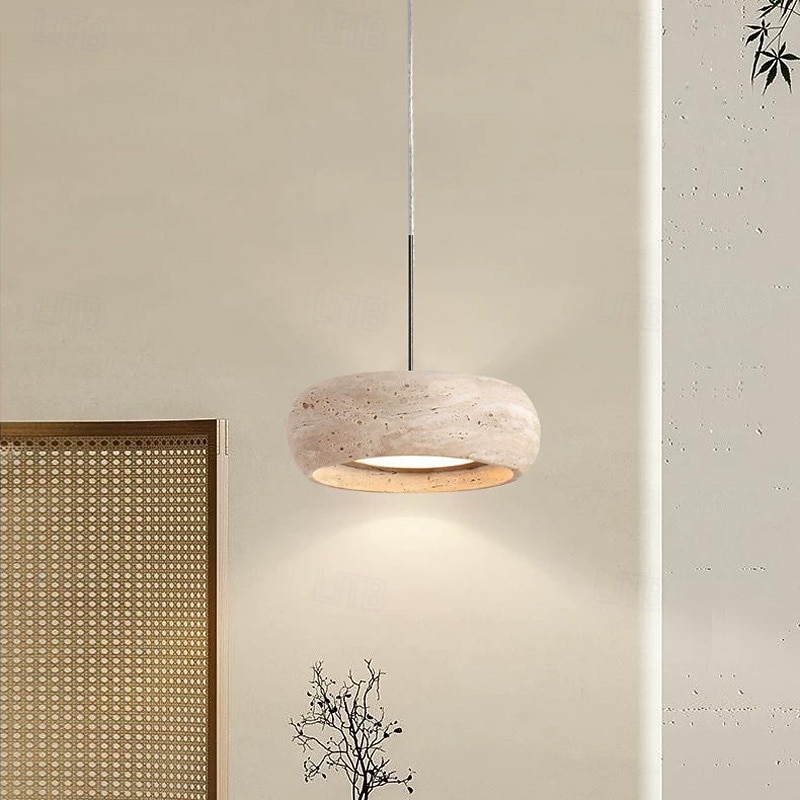 20 cm Design de Lanterne Suspendue Formes Géométriques Suspension Pierre Style Artistique Le style rétro Style Classique ancien Rustique 110-120V 220-240V de 2025 ? $178.99 –P2