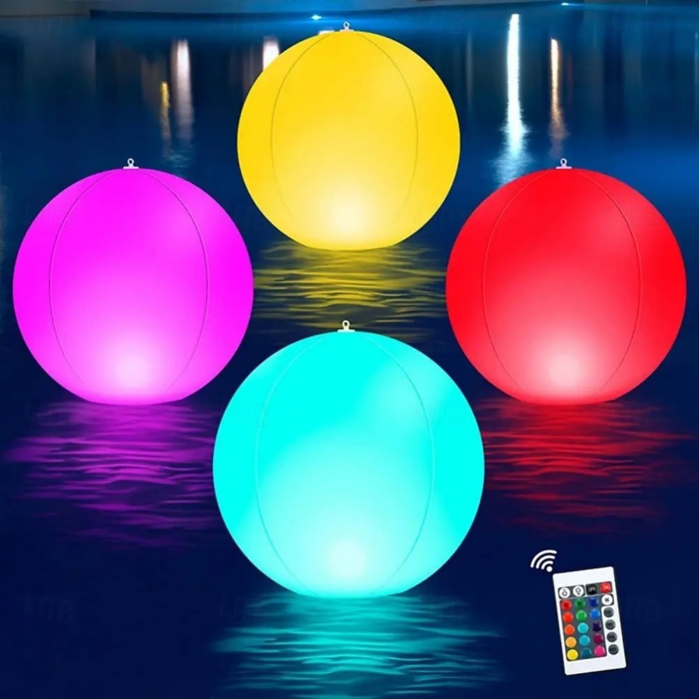 20/40 cm LED Ball Light with Remote Waterproof LED Globe Light Glowing Mood Lamp Dimmable 16 RGB Colors Night Light for Home Garden Patio Pool Party Decor 2026 - $29.99 –P5