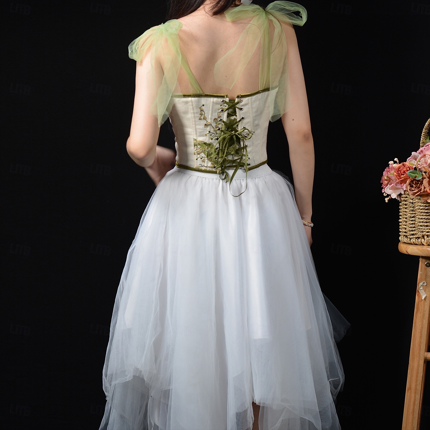 Retró Középkori Reneszánsz Fűző Prsluk Bustier Hímzett Női Kelta Fantasy Mindszentek napja Farsang Álarcos mulatság Parti Alkalmi / Napi LARP Felnőttek Fűző 2025 - $92.99 –P2