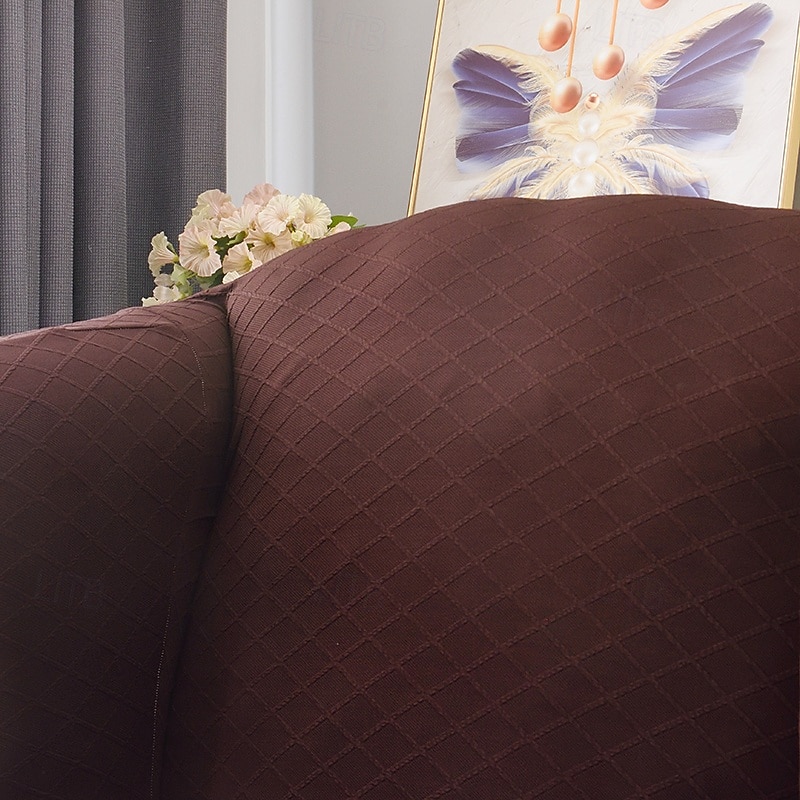 Simple Modern Soft Elastic All-wrap Tiger Bench Armchair Cover Leisure Stool Cover Cover Plaid Sofa Chair Cover 2026 - $56.99 –P14