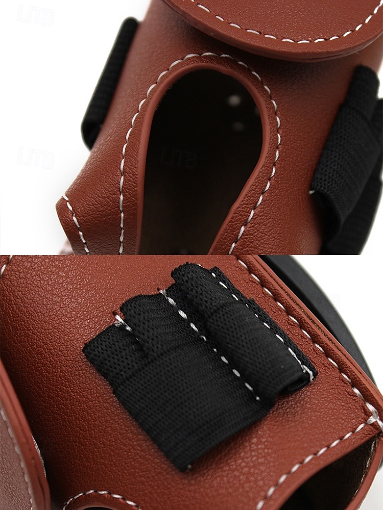 Portable Leather Golf Ball Holder Pouch – Compact Golf Tee Case with Clip, Stylish & Durable Design for Men & Women, Easy Belt Attachment, Ideal for Golf Training & Tournaments 2025 - $11.99 –P9