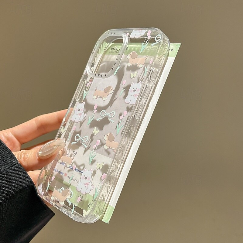 Custodia per iPhone 16e iPhone 16 iPhone 16 Pro Max iPhone 15 iPhone 15 Pro Max iPhone 14 Pro Max Custodia a portafoglio antishock cartone TPU acrilico del 2025 a $14.99 –P2