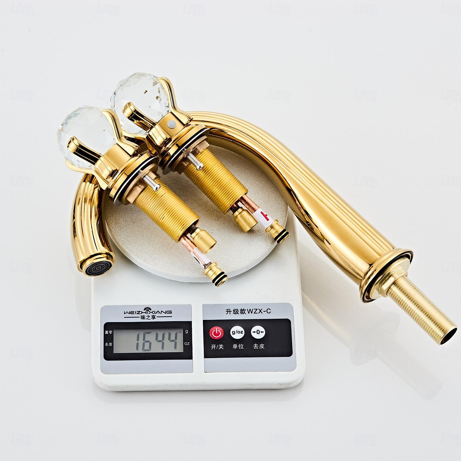 Robinet lavabo - Séparé Plaqué Diffusion large Deux poignées trois trousBath Taps de 2025 ? $170.99 –P2