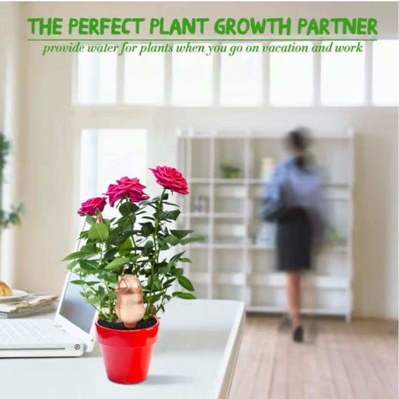 2025年 小鳥用の自動給水機、多機能な怠け者の植物、鉢植えの植物に水をやる滴下装置、家庭菜園の灌漑用水浸透装置  コレクション – $15.49 –P13