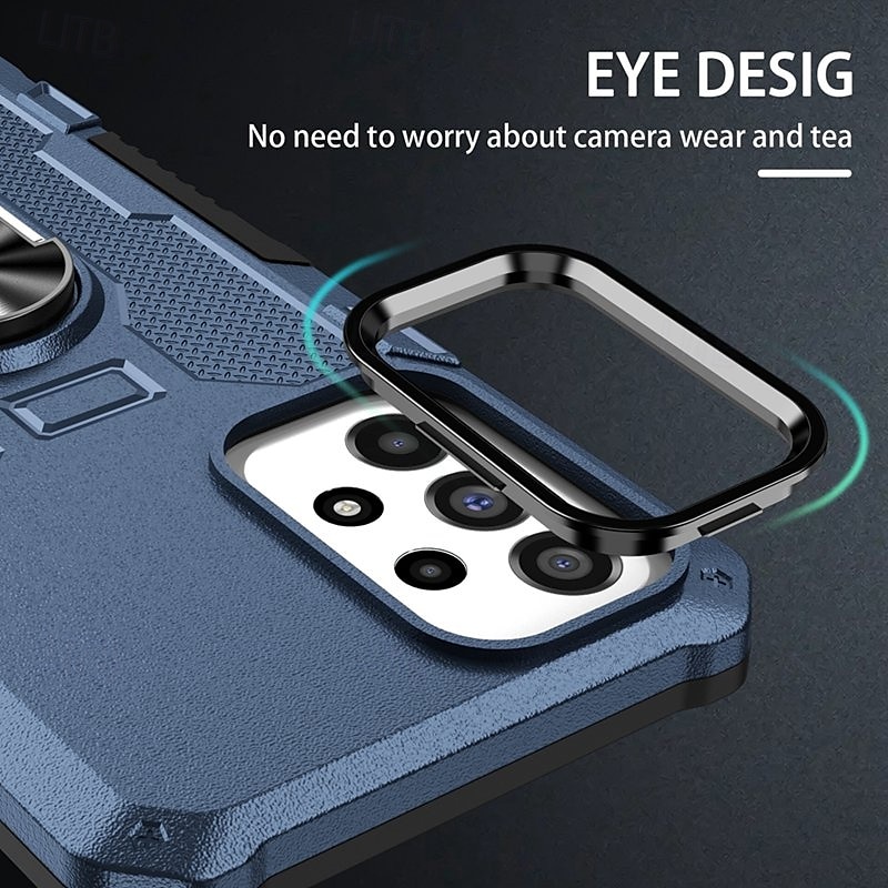 Phone Case For Samsung Galaxy S24 S23 S22 S21 Ultra Plus A55 A35 A25 A15 5G A34 A54 A73 A53 A33 A23 A13 A72 A52 A32 A22 A12 Back Cover Ring Holder Magnetic Shockproof Retro PC 2025 - $17.99 –P8