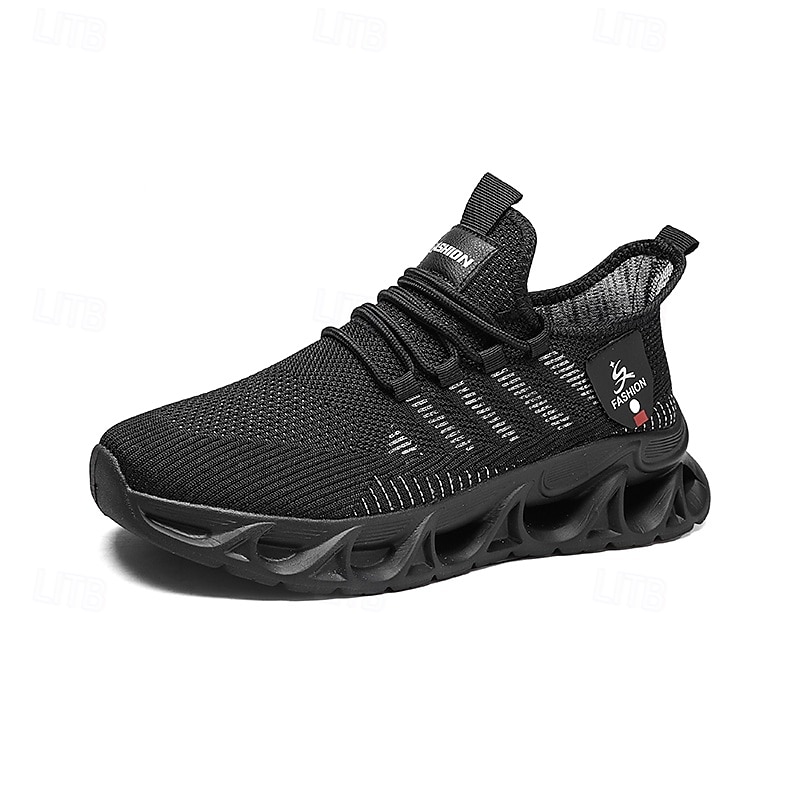 prestandasneakers för män, lätt andningsbar mesh i elektrisk blått, sportiga utomhusskor 2026 - $46.99 –P4
