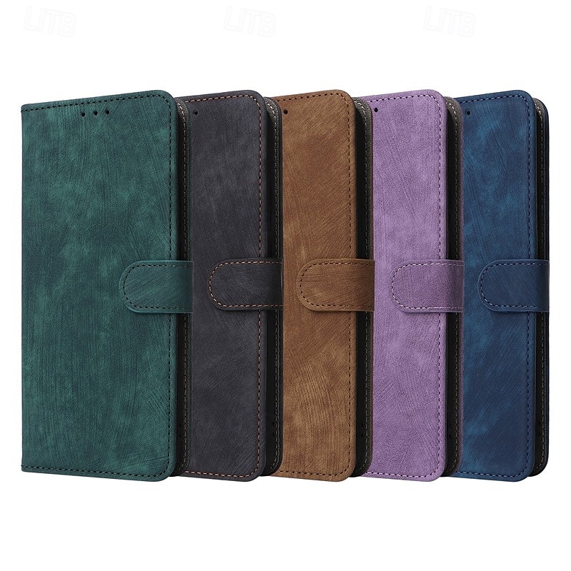 Phone Case For Samsung Galaxy S24 Ultra Plus S23 Ultra Plus S22 Plus  Ultra A54 A34 A14 A73 A53 A33 A23 A13 S25 S25 Plus S25 Ultra Flip Cover with Stand Holder with Wrist Strap Card Slot Retro TPU PU 2025 - $19.99 –P1