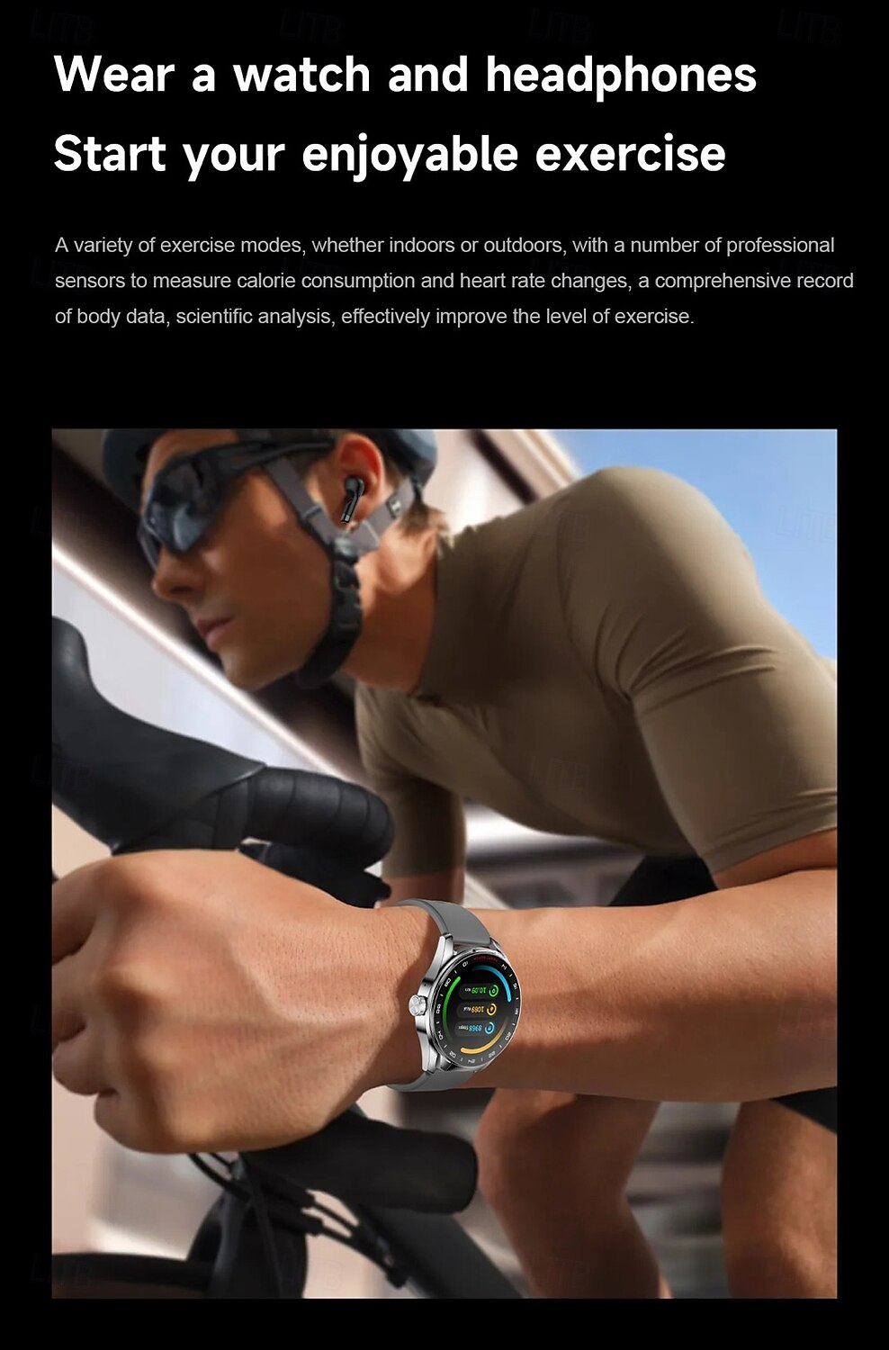 696 D9 Smart Watch 1.46 inch Smartwatch Fitness Running Watch Bluetooth Pedometer Call Reminder Sleep Tracker Compatible with Android iOS Men Hands-Free Calls Message Reminder Watches with Earbuds 2025 - $69.99 –P14