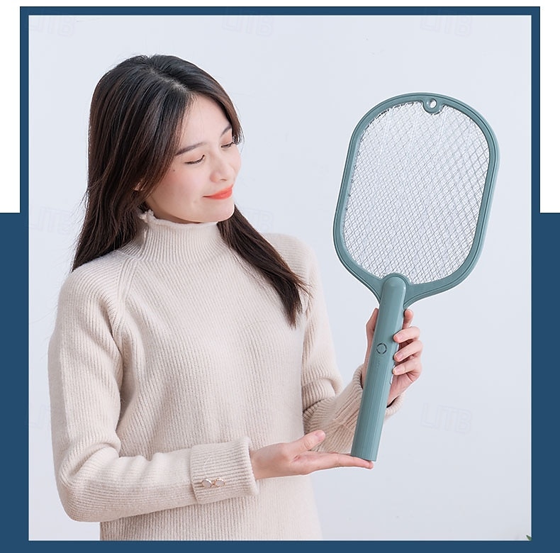 Handheld Electric Mosquito Swatter – Rechargeable Fly Zapper Racket for Indoor Household Insect Control 2025 - $31.99 –P18