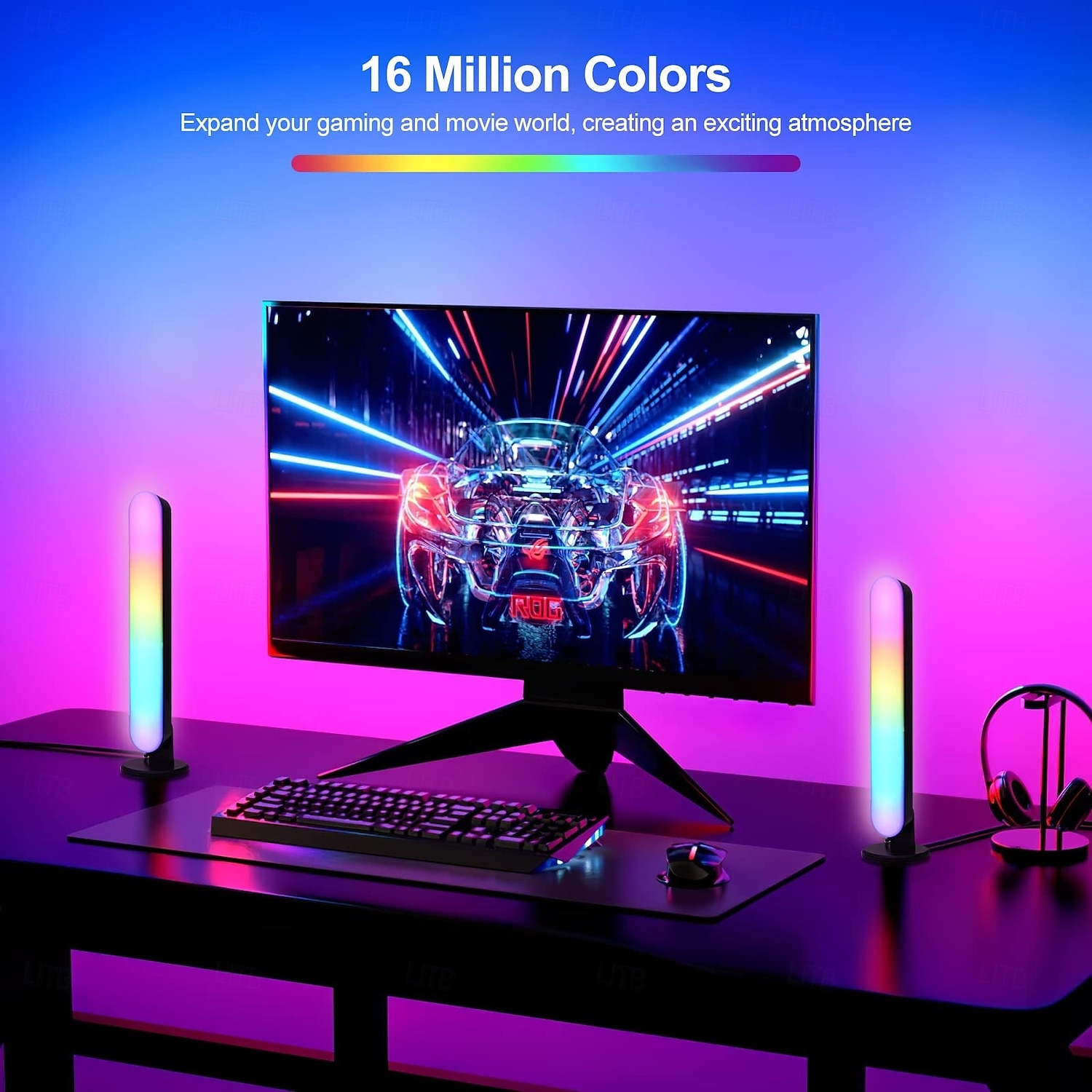bare luminoase cu led lumina de dispozitie multiple efecte de iluminare iluminare ambientala flux bara luminoasa jocuri/tv/pc/cameră 2025 - $48.93 –P7