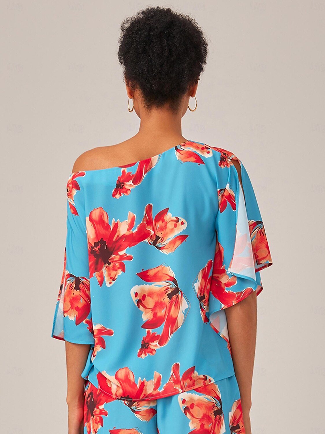 camicia a maniche corte in raso del 2025 a $10.59 –P2