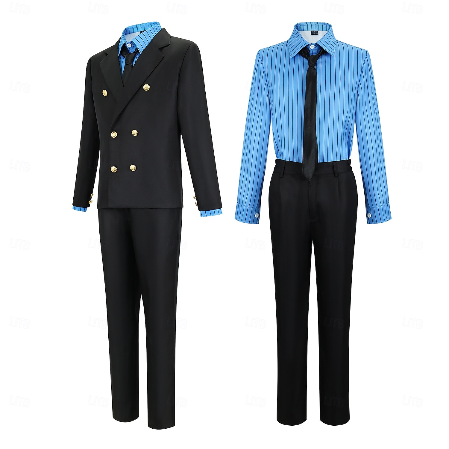 Ocean Adventurer Sanji Pirat Słomkowy Kapelusz Anime Kostium Cosplay Stroje Garnitury cosplay Halloween Karnawał Bal maskowy Płaszcz Koszula Spodnie Na Męskie Dla nastolatków Dla dorosłych 2026 - $71.99 –P8