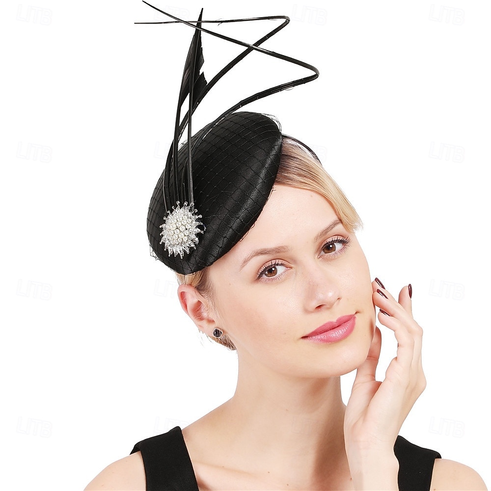 Headdress Fabric Fedora Hat Wedding Birthday Tea Party Horse Race Cocktail Elegant Vintage Cute With Floral Headpiece Headwear 2026 - $22.99 –P2