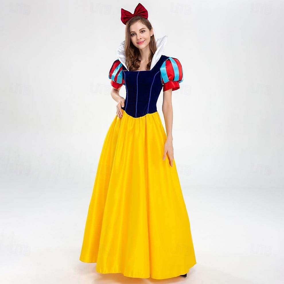 Schnee und die sieben Freunde Prinzessin Fee Kleid Cosplay Kostüm Umhang Verkleiden for Damen Erwachsene Halloween Karneval Party Leistung 2026 - $65.99 –P6