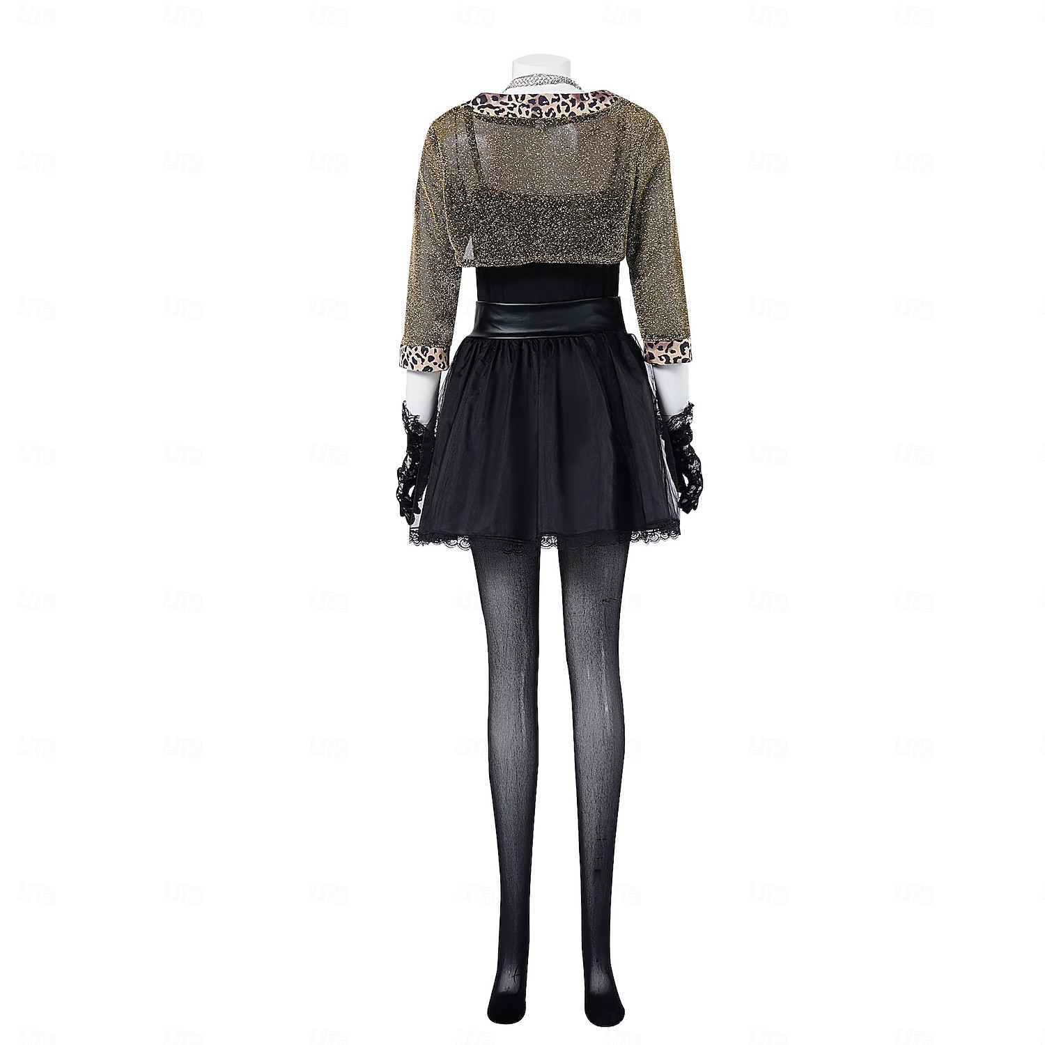 Retro / vintage 80-talet fint Cosplay-kostym Kläder Tutu Popstjärna Rocker Maskeradkläder Dam Maskerad Fest Prideparad Pride månad Vuxna Kjol Handskar Strumpor 2025 - $47.99 –P4