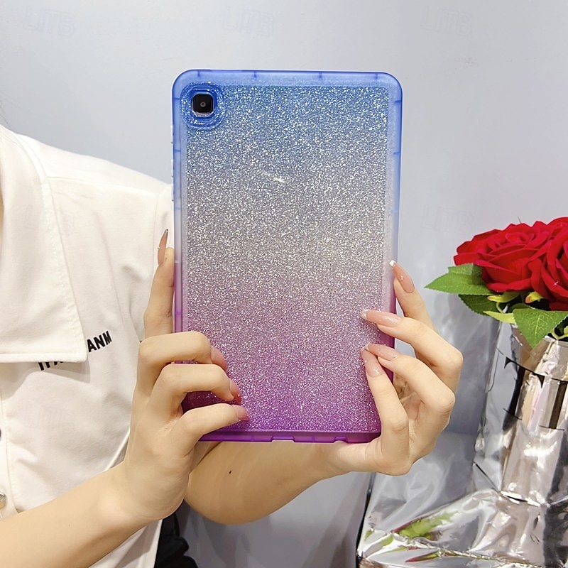 לוּחַ כיסויים מכסים ל עבור Samsung Galaxy Tab A9 8.7" S9 11 inch S9 Plus 12.4" S8 S7 11'' S6 Lite A8 10.5'' A7 Lite 8.7'' A7 A9 Plus 11" מגן גוף מלא עמיד בזעזועים צבע הדרגתי זוהר ונוצץ TPU 2025 - $20.99 –P12