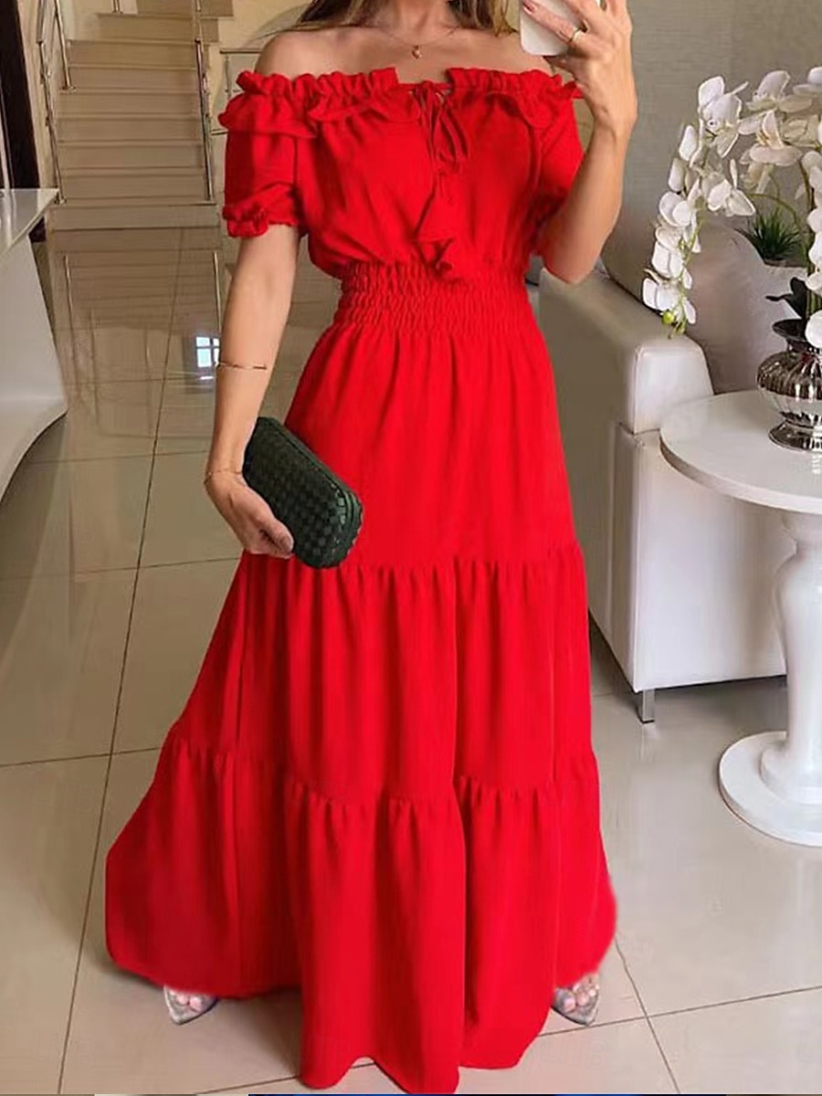 online formal dress consignment Belle Poque Milkmaid Dress Wedding Guest 2026 Spring Summer Midi Flowy Tea  Party Dresses – Belle Poque Offcial