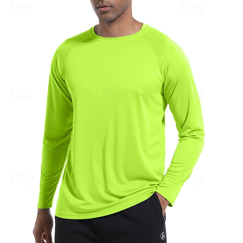 Per uomo Maglietta Camicia a Maniche Lunghe Manica Lunga Girocollo Estate Primavera Semplice Moda Designer Essenziale Classico Vacanza Streetwear Uscire Nero Bianco Azzurro cielo Maglietta Top per del 2025 a $14.99 –P11