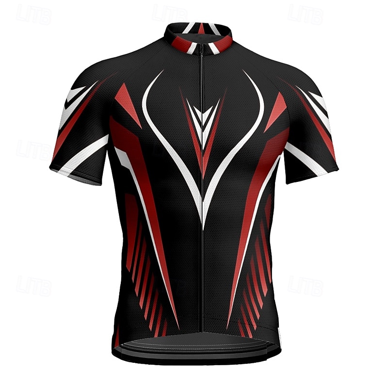 Homme Maillot Velo Cyclisme Manche Courte Cyclisme Tee-shirt Maillot avec 3 poches arrière VTT Vélo tout terrain Respirable Séchage rapide Conception anatomique Mèche Jaune Rouge Bleu Des sports de 2025 ? $20.79 –P8