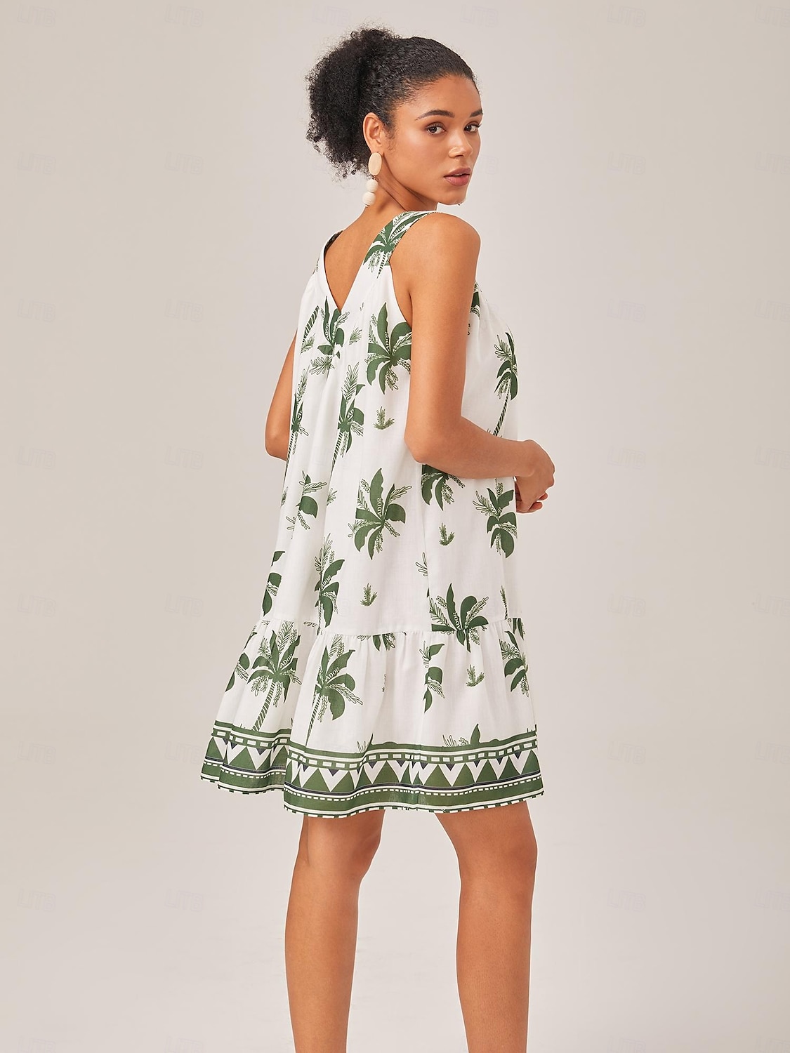 resort print losse tank mini jurk 2025 - $45.99 –P3