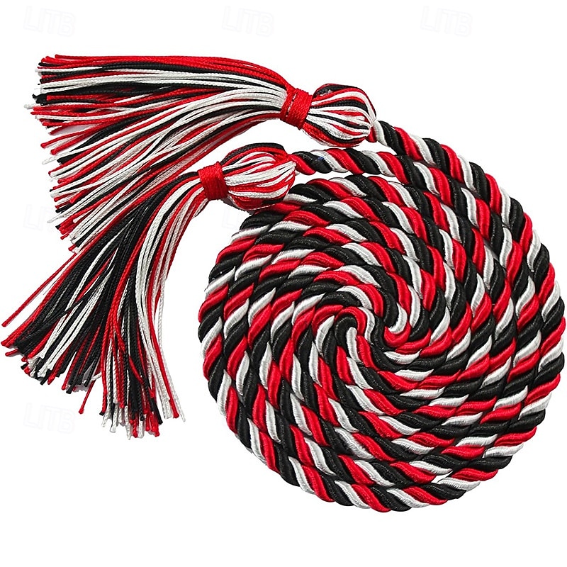 Lot de 10 cordons d'honneur de remise de diplôme de 67 pouces, cordons d'honneur à pompon de remise de diplôme, cordons d'honneur en vrac pour étudiants diplômés de 2025 ? $20.99 –P23