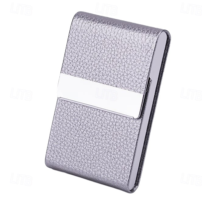 Porte-cartes de visite en cuir synthétique, étui pour cartes de visite, porte-cartes de poche, porte-cartes de visite fin en métal, porte-cartes de visite bloquant les RFID avec fermeture magnétique de 2025 ? $11.99 –P13