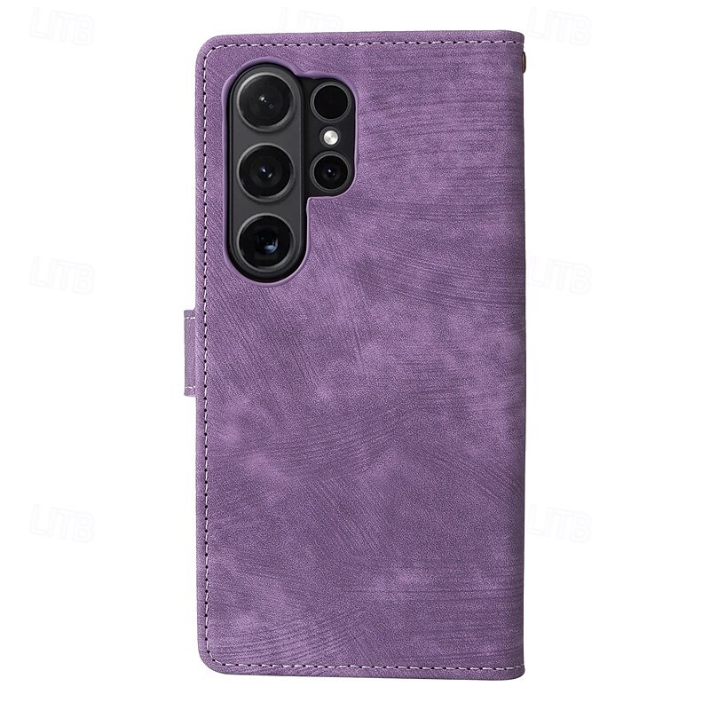 Phone Case For Samsung Galaxy S24 Ultra Plus S23 Ultra Plus S22 Plus  Ultra A54 A34 A14 A73 A53 A33 A23 A13 S25 S25 Plus S25 Ultra Flip Cover with Stand Holder with Wrist Strap Card Slot Retro TPU PU 2025 - $19.99 –P7
