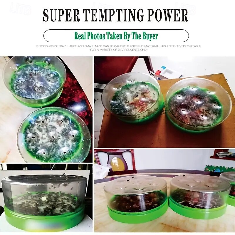 Reusable Fly Trap Non-toxic Plastic Fly Trap Cage With 7 Capture Holes No Batteries or Electricity Required for Effective Insect Control in Homes and Gardens 2025 - $22.99 –P4