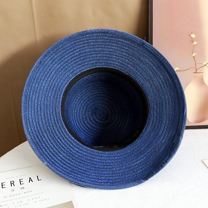 Elegante Retro Antiguo derby Tocados Sombreros Sombrero de iglesia Dama Aristócrata Disfraz Mujer día de San Valentín derby Fiesta de Boda Pañuelo Adulto Sombrero Primavera verano 2026 - $27.99 –P7