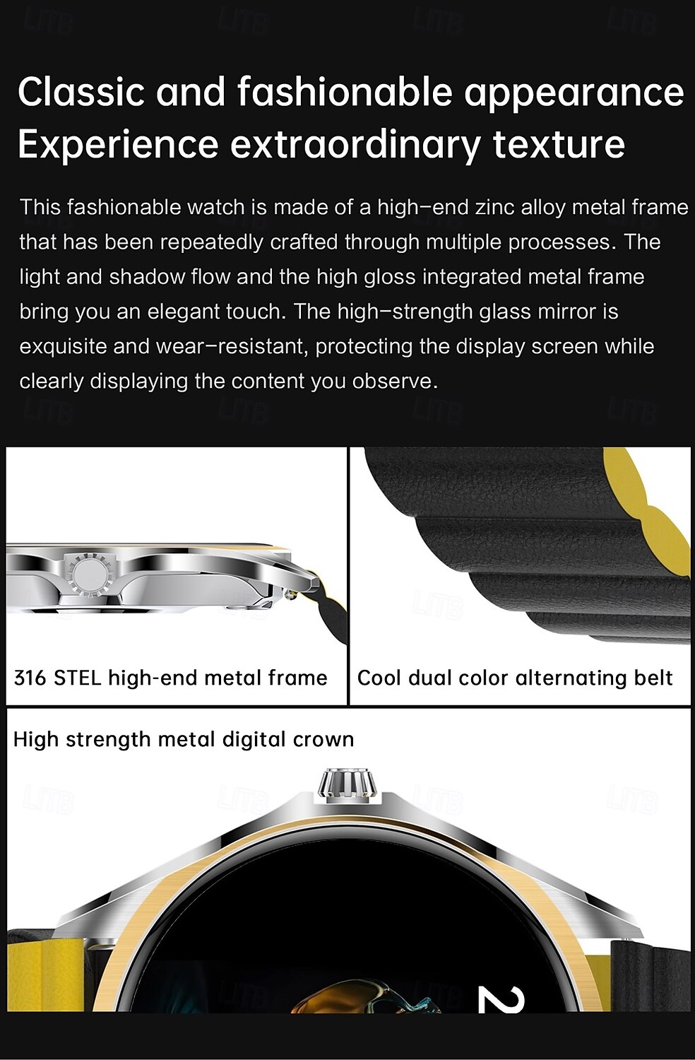 696 TN88 Orologio intelligente 1.43 pollice Intelligente Bracciale Bluetooth Pedometro Avviso di chiamata Monitoraggio del sonno Compatibile con Android iOS Da donna Da uomo Chiamate in vivavoce del 2025 a $65.99 –P3