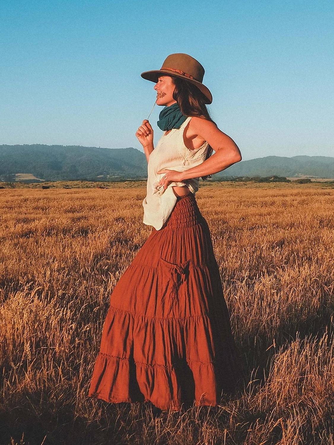 Retrò Vintage Medievale Rinascimento Maxi Gonna Fiera del Ren Vichinghi Elfico Elastico in vita Ispirato alla Reggenza Tinta unica Per donna Fantasia Mascherata Vacanza Casual Quotidiano LARP Adulti del 2025 a AU $31.59 –P4