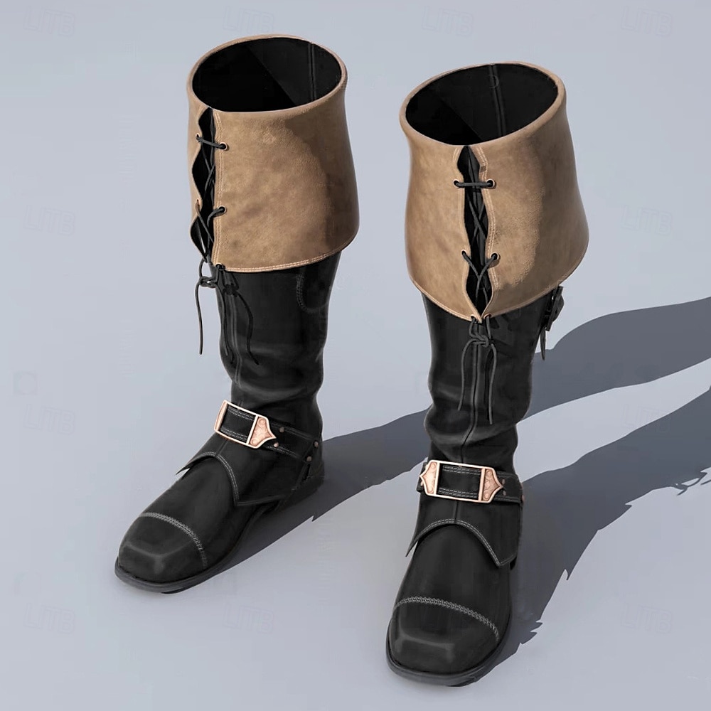 Retro Středověké Renesanční Boty Pánské Dámské Unisex Keltské Pirát předvečer Všech svatých Karneval Plesová maškaráda Večírek Plesová maškaráda Dospělé Boty 2025 - $49.99 –P6