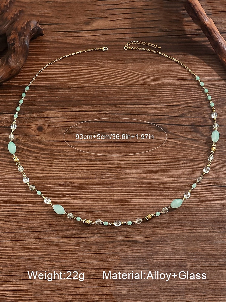 Boho Layered Beaded Necklace Set for Women – Colorful Handmade Tassel Pendant Choker, Beach Festival Jewelry for Summer & Vacations 2025 - $11.99 –P10
