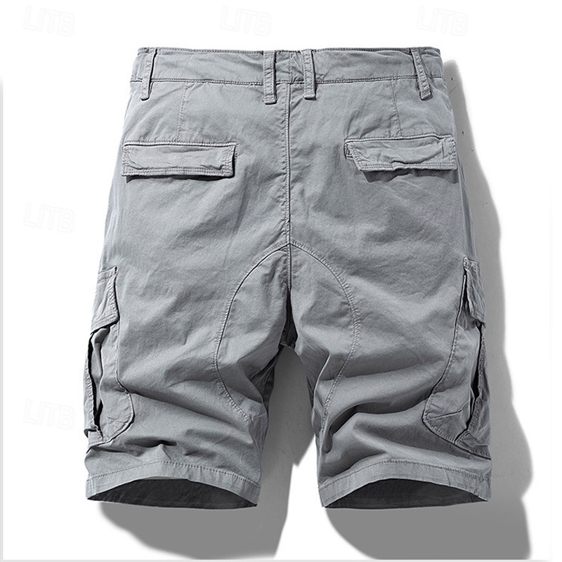 Per uomo Pantaloncini cargo Shorts Pantaloncini Estivi Coulisse Elastico in vita Multi-tasche Semplice Comodità Indossabile Lunghezza al ginocchio All'aperto Sport Quotidiano Moda Casual Nero Cachi del 2025 a $36.99 –P11