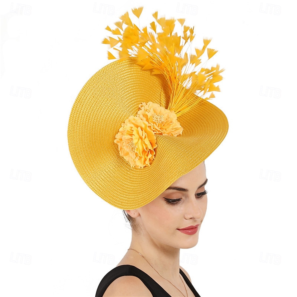 Headpiece Feathers Wedding Evening Party Elegant Wedding With Feather Headpiece Headwear 2025 - $24.99 –P1
