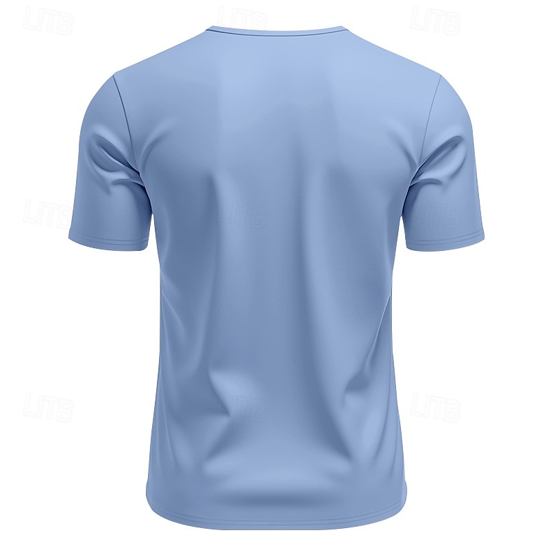 Herren T Shirt T-Shirt Kurzarmshirt Kurzarm V Ausschnitt Sommer Einfach Mode Designer Basic Klassisch Urlaub Straße Ausgehen Schwarz Weiß Orange Top T-Shirt für Herren 2025 - $20.99 –P2