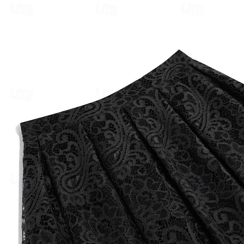 Retro Vintage 1950s Skirt Lace Women's Masquerade Daily Wear Date Bachelorette Party Adults' Skirt 2025 - $21.99 –P4