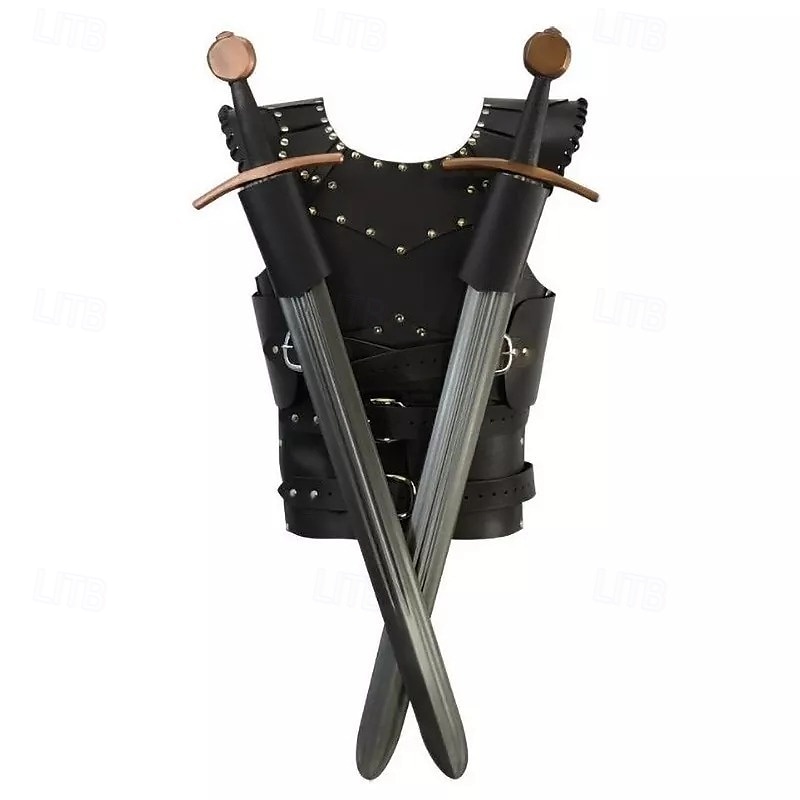 Retro Antiguo Medieval Renacimiento Faja Armas y Armaduras Baile de Máscaras Remache Hombre Celta Carnaval Mascarada Rendimiento Víspera de Todos los Santos Mascarada Adulto Faja 2025 - $60.99 –P5