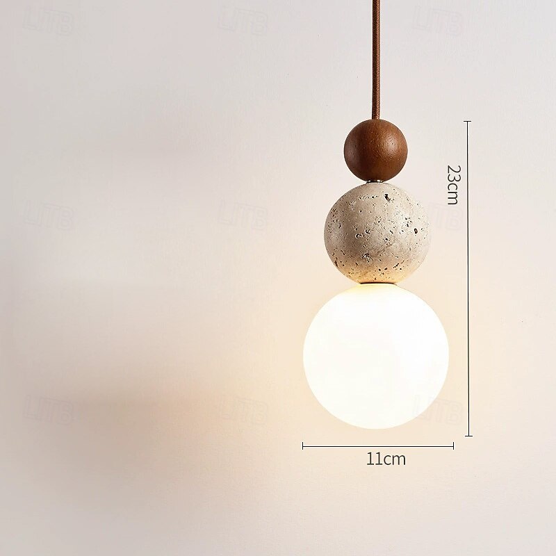 23 cm Círculo / Design Redondo Design De Lanterna Luzes Pingente Pedra Vidro Estilo Artístico Estilo vintage Estilo Clássico Vintage Regional 110-120V 220-240V de 2025 por $158.99 –P5