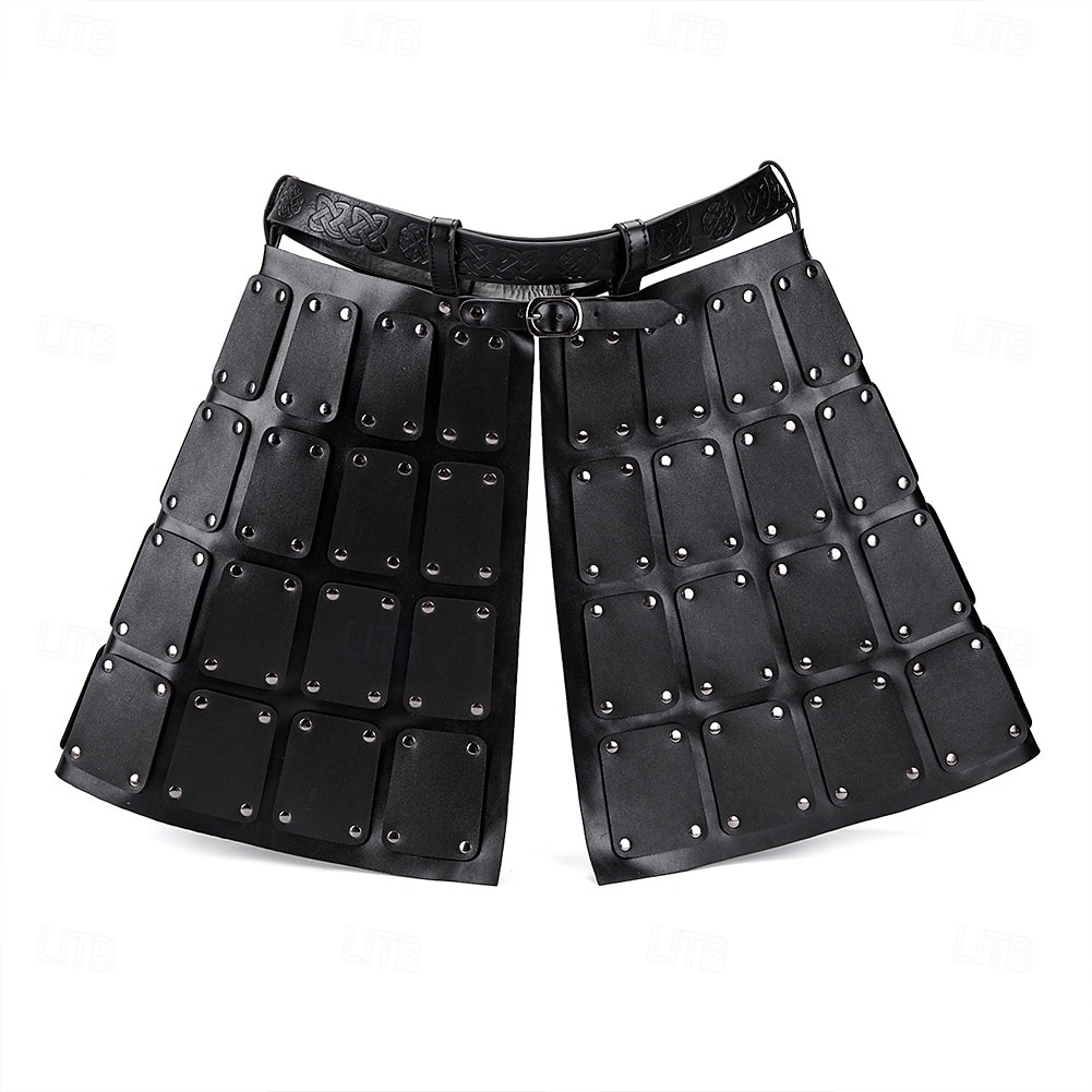 Retro / vintage Medieval Renascentist Fustă Arme si Armuri Fusta lamelară Războinic Viching Bărbați Viching Halloween Carnaval Performanță Petrecere LARP Adulți Fustă 2025 - $38.99 –P7