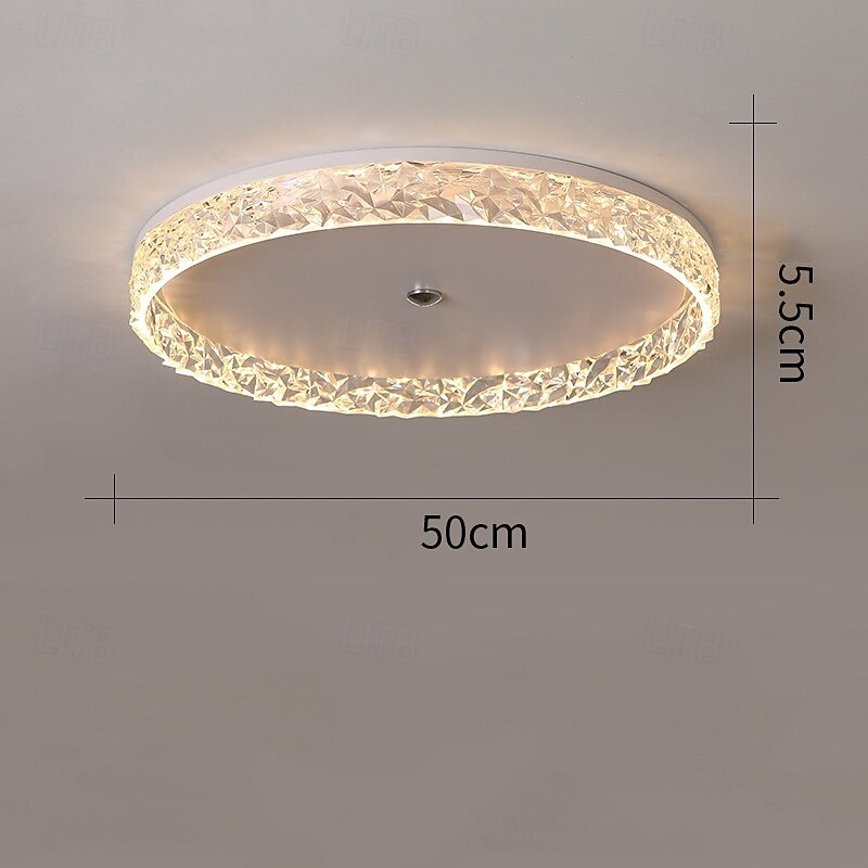 50 cm Диммируемая Потолочные лампы Металл Акрил Современное Северный стиль 220-240Вольт 2026 - $166.99 –P4